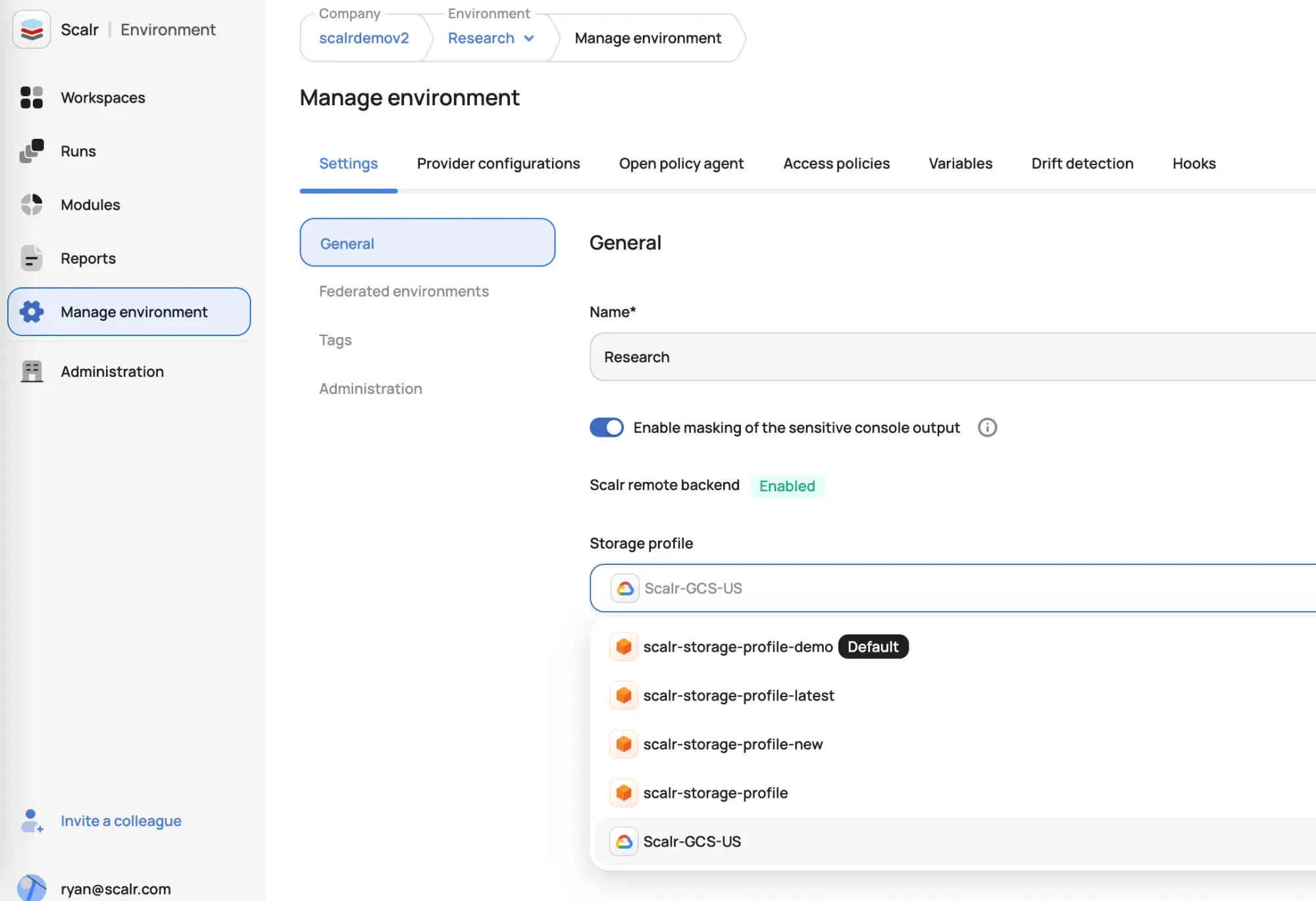 Thumbnail of Scalr Feature - Storage Profiles